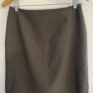 Banana Republic Dark Grey Pencil Skirt